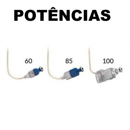 Receptor Oticon Minifit Aparelho Auditivo Lado ESQUERDO (L) Azul - Potência 100 a