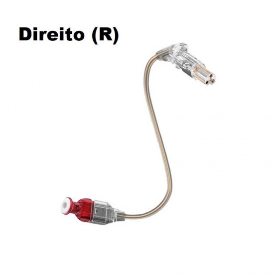 RECEPTOR OTICON MINIFIT APARELHO AUDITIVO LADO DIREITO (R) - VERMELHO - POTÊNCIA 100