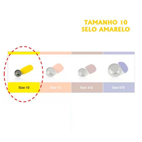 Kit 120 Pilhas Bateria Aparelho Auditivo 10 Pr70 Gn Resound